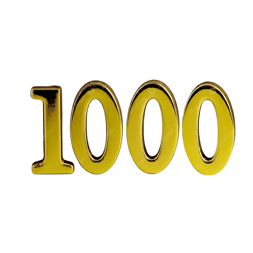 Подарочный сертификат на 1000 рублей